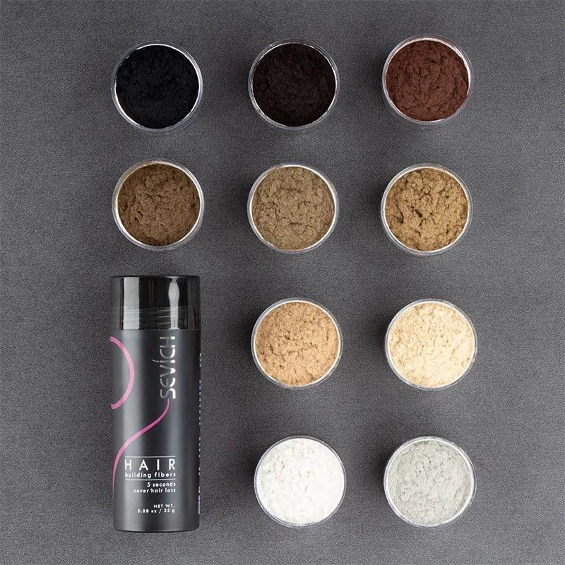Hair Building Fibers Keratin Thicker Anti Hair Loss Products Concealer Refill Thickening Hair Fiber Powders Growth sevich 25g - MANDOTOS