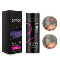 Mandotos Keratin Hair Building Fibers 25g hair thickening powder applied to scalp for fuller-looking hair.