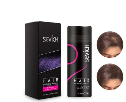 Mandotos Keratin Hair Building Fibers 25g thickening powder for hair density and volume enhancement.