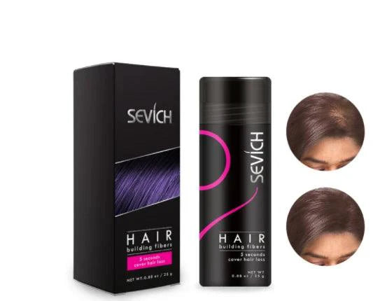 Mandotos Keratin Hair Building Fibers 25g thickening powder for hair density and volume enhancement.