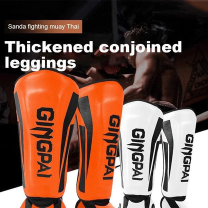 Kickboxing Boxing Shin Guard Pads Muay Thai Martial Arts Sanda Wushu Leg Protector Taekwondo Ankle Guards - MANDOTOS