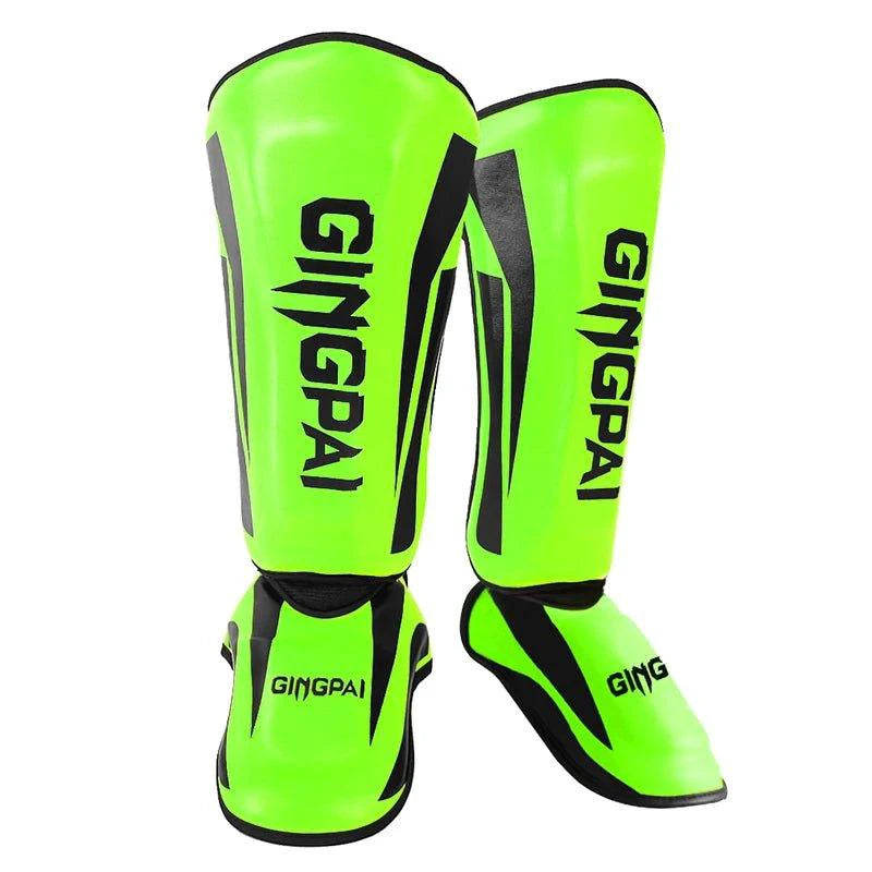 Kickboxing Boxing Shin Guard Pads Muay Thai Martial Arts Sanda Wushu Leg Protector Taekwondo Ankle Guards - MANDOTOS