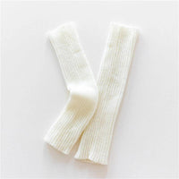 Mandotos knitted warm wool leggings and knee-high socks, cozy daytime wear, featuring soft wool material and ribbed design.