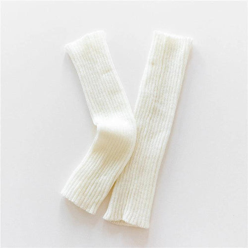 Knitted Warm Daytime Wool Leggings Knee High Socks - MANDOTOS