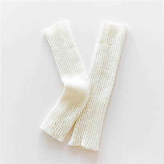 Knitted Warm Daytime Wool Leggings Knee High Socks - MANDOTOS