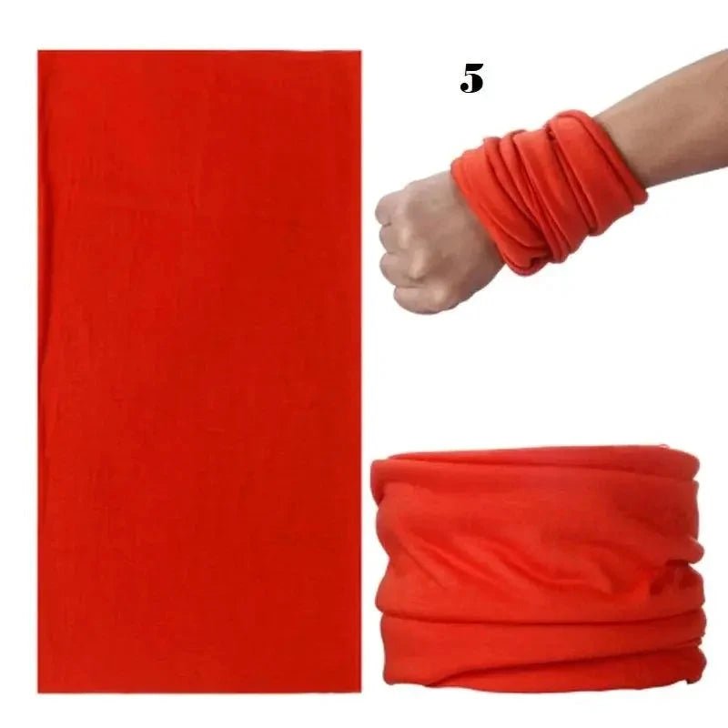 Elegant ladies' turban scarf by MANDOTOS featuring stylish, lightweight fabric with intricate draping and vibrant colors.