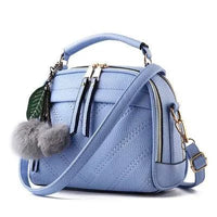Elegant MANDOTOS ladies' luxury leather handbag with gold hardware and stylish design, perfect for sophisticated fashion.