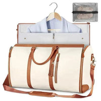 Mandotos Ladies' Spacious Journey Duffle bag with multiple compartments and sturdy handles, ideal for travel and weekend trips.