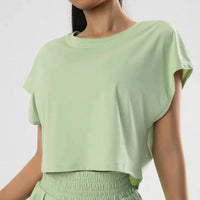 Mandotos Ladies' Summer Breeze Tee in soft fabric, featuring a relaxed fit and short sleeves, perfect for warm weather.