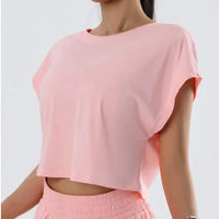 Mandotos Ladies' Summer Breeze Tee in light fabric, featuring a relaxed fit with short sleeves and a casual summer style.