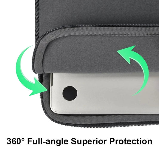 Mandotos laptop bag for Xiaomi, Lenovo, Dell, MacBook Air, Pro Retina 13 to 15.6 inch laptops, protective notebook sleeve case