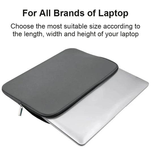 Mandotos laptop bag for Xiaomi, Lenovo, Dell, MacBook Air, Pro Retina 13-15.6 inch, protective notebook sleeve with handle.