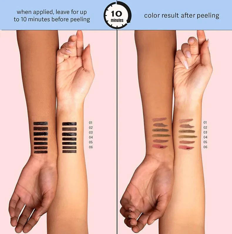 Mandotos Lasting Definition Lip Liner in No Fade shade, featuring a sleek pencil design and precise tip for defined lips