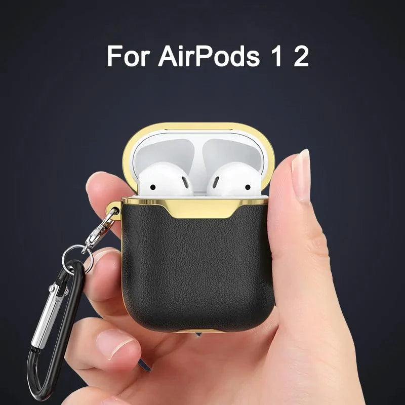 Leather Case For Airpods - MANDOTOS