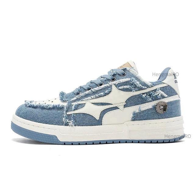Mandotos leather casual sneakers with white soles and sleek design, perfect for everyday comfort and style.