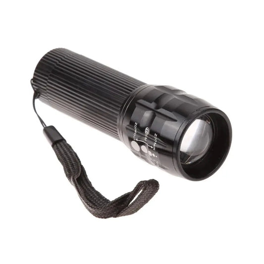 Mandotos LED bike lights with 3 modes mounted on a bicycle, showcasing bright illumination and versatile lighting options.