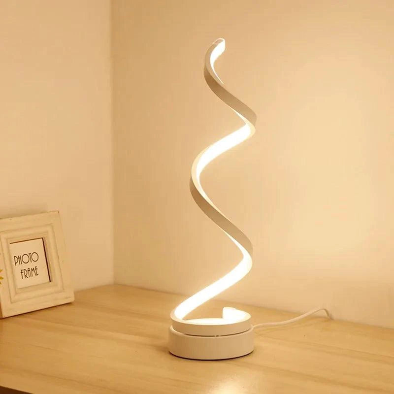 LED Elegance Spiral Desk Light - MANDOTOS