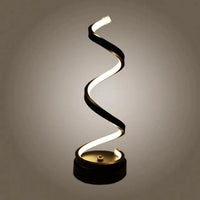 Mandotos LED Elegance Spiral Desk Light with sleek design and adjustable arm, ideal for modern workspace illumination.