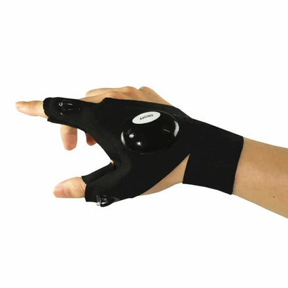 LED Fingerless Adventure Glove - MANDOTOS