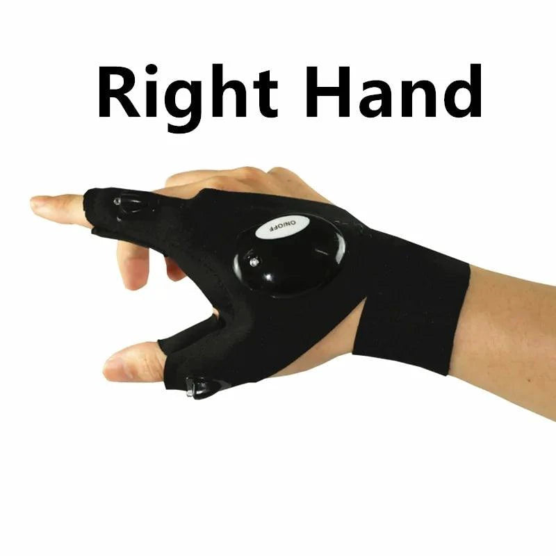 LED Fingerless Adventure Glove - MANDOTOS