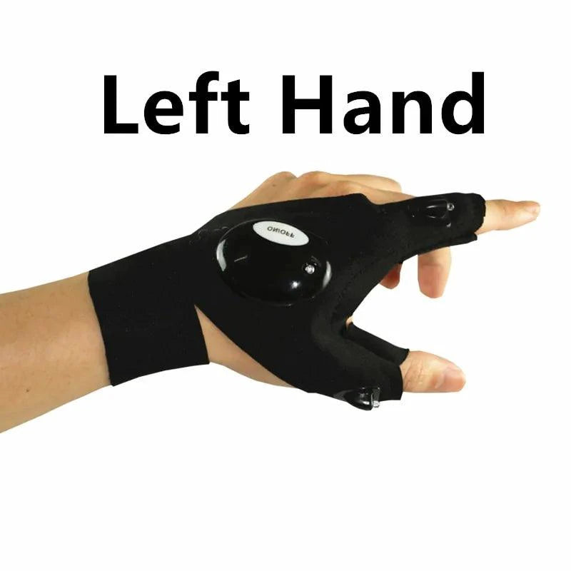 LED Fingerless Adventure Glove - MANDOTOS