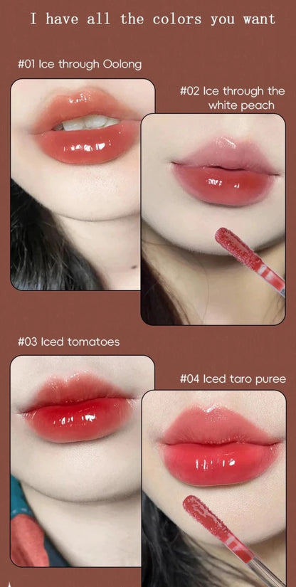 Long-Lasting Lip Gloss - Moisturizing Waterproof Mirror Finish - MANDOTOS