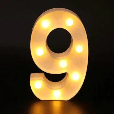 Mandotos luminous letter lights spelling out words, decorative LED alphabet lights for home or party decor.