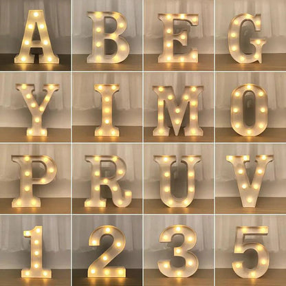 Luminous Letter Lights - MANDOTOS