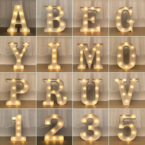 Luminous Letter Lights - MANDOTOS