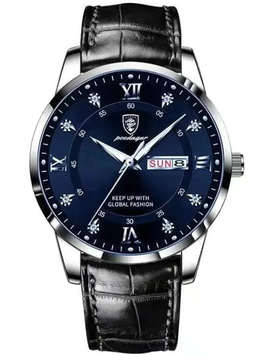 Luminous Men's Waterproof Dual Calendar Watch - MANDOTOS