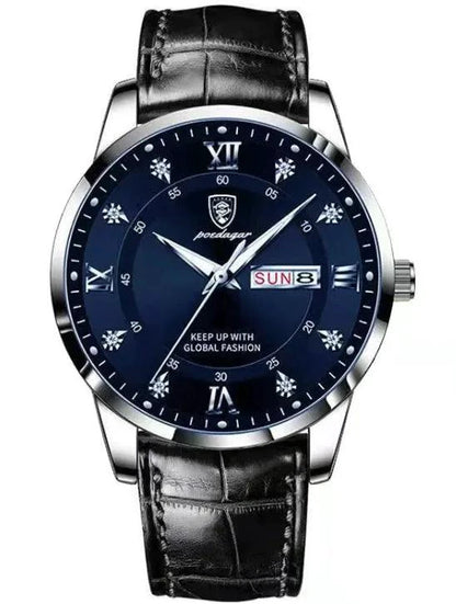 Luminous Men's Waterproof Dual Calendar Watch - MANDOTOS
