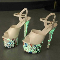 Mandotos lustrous leather stilettos with pointed toes and sleek heel, stylish footwear for elegant occasions.