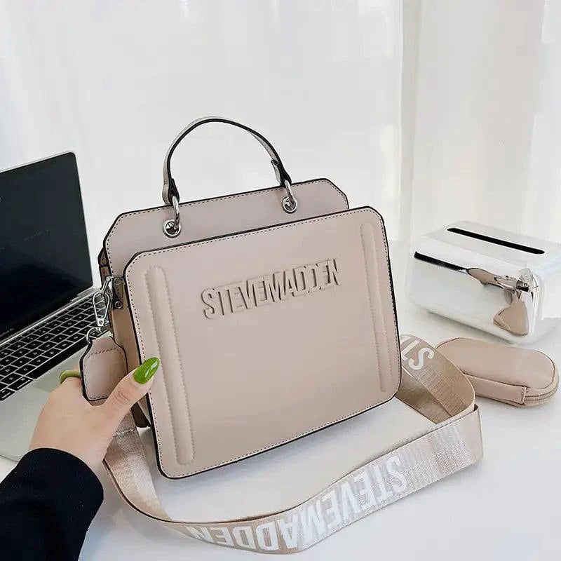 Luxe Women's Shoulder Purse by MANDOTOS featuring a sleek design and elegant shoulder strap for stylish everyday use.