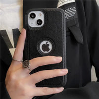 Mandotos luxurious leather sleeve showcasing smooth, high-quality leather with detailed stitching and sleek design.