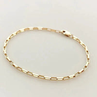 Handcrafted luxury gold chain bracelet by MANDOTOS featuring intricate links and a polished finish.