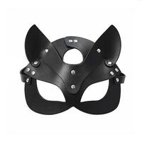 Luxury leather sleep mask by MANDOTOS featuring soft, dark brown leather and adjustable strap for comfortable sleep.