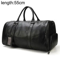 Luxury Leather Traveler bag by MANDOTOS, featuring durable leather material, spacious compartments, and elegant design.