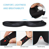 Mandotos luxury silk sleep mask with memory foam for comfortable, restful sleep, featuring soft silk material and adjustable strap.
