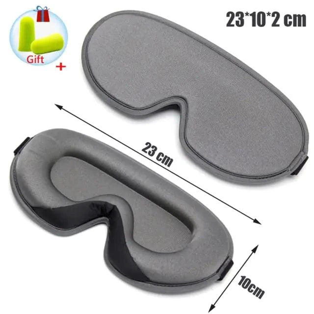 Mandotos luxury silk sleep mask with memory foam, soft and smooth for restful sleep, shown in close-up image.