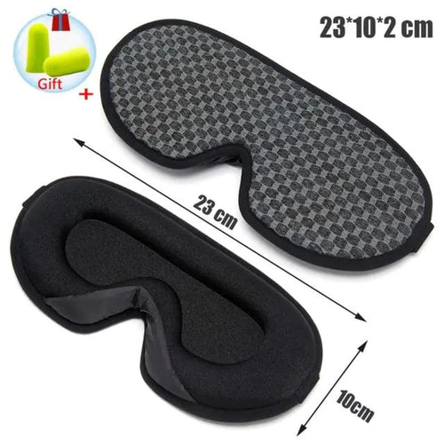 Luxury Silk Memory Foam Sleep Mask - MANDOTOS