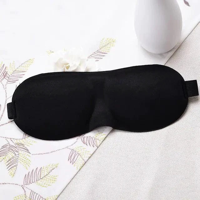 Mandotos luxury silk memory foam sleep mask with soft, smooth silk covering and contoured design for comfortable overnight rest.