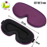 Luxury silk memory foam sleep mask by MANDOTOS, soft and comfortable with a sleek design for restful sleep.