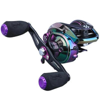 Mandotos MagnaCast precision fishing reel with sleek design and durable components for smooth casting and reeling.