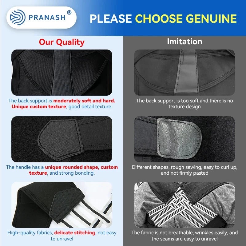 Mandotos Adjustable Back Posture Corrector Belt For Men And Women Relieves Pain Prevents Slouching - MANDOTOS
