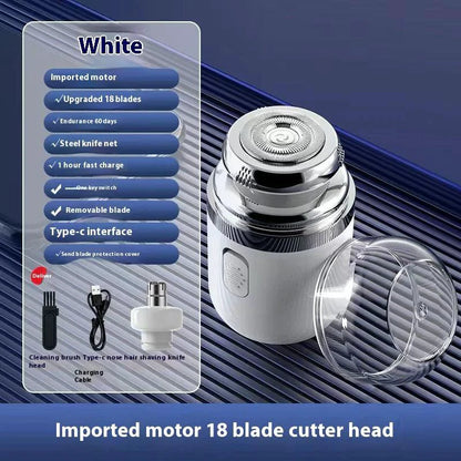 Mandotos Black Dual Purpose Capsule Shaver and Nose Hair Trimmer USB Rechargeable - MANDOTOS