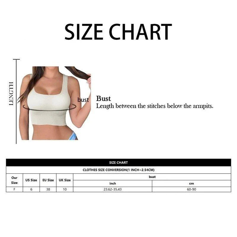 Mandotos Breathable Sports Bra Women Seamless Yoga Top Shockproof Crop Push Up Gym Workout - MANDOTOS