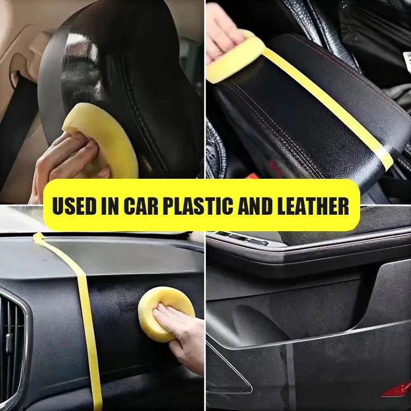 Mandotos Car Plastic Restorer Back to Black Gloss Renovator 50g For Plastic Leather Auto Care - MANDOTOS