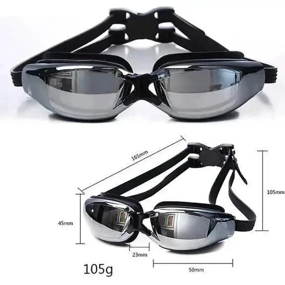 Mandotos ClearView HD Swim Goggles With HD Clarity Comfort Fit Adjustable Straps - MANDOTOS