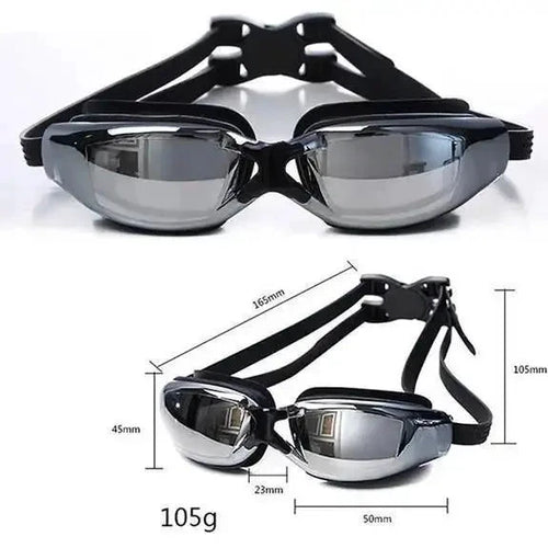 Mandotos ClearView HD Swim Goggles With HD Clarity Comfort Fit Adjustable Straps - MANDOTOS