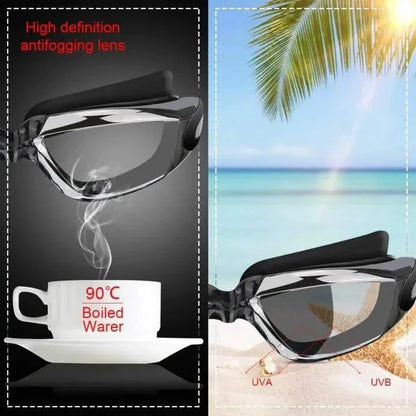 Mandotos ClearView HD Swim Goggles With HD Clarity Comfort Fit Adjustable Straps - MANDOTOS